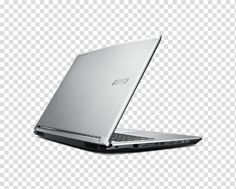 Laptop Intel Core i7 Computer keyboard MSI, laptop transparent background PNG clipart