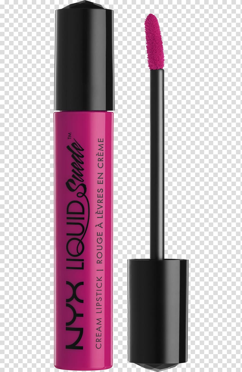NYX Liquid Suede Cream Lipstick Lip balm NYX Cosmetics, lipstick transparent background PNG clipart