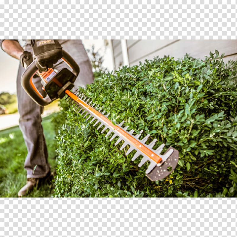 Hedge trimmer Edger Garden Pruning Shears, chainsaw transparent background PNG clipart