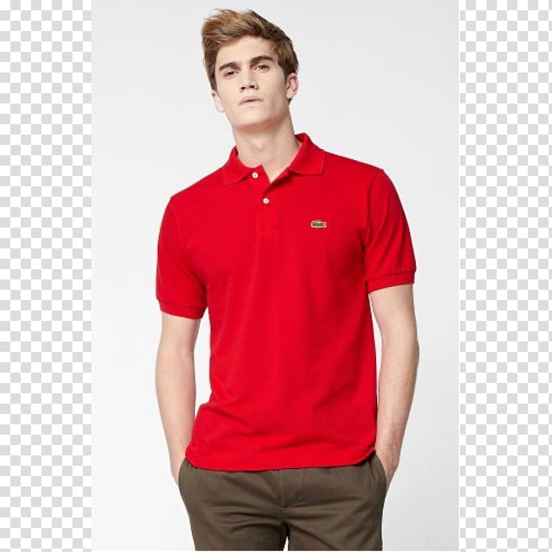 T-shirt Polo shirt Lacoste Crew neck, T-shirt transparent background PNG clipart