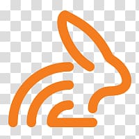 orange rabbit logo, Rabbut Logo transparent background PNG clipart