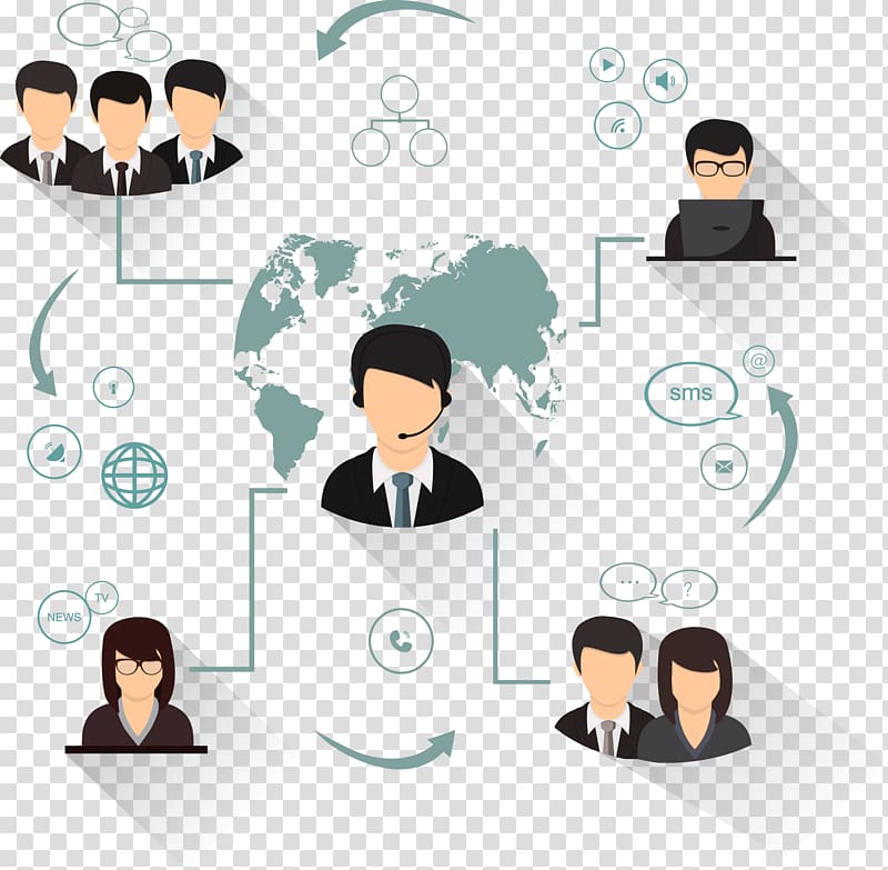 telecommunication cycle , Business, Global Support transparent background PNG clipart