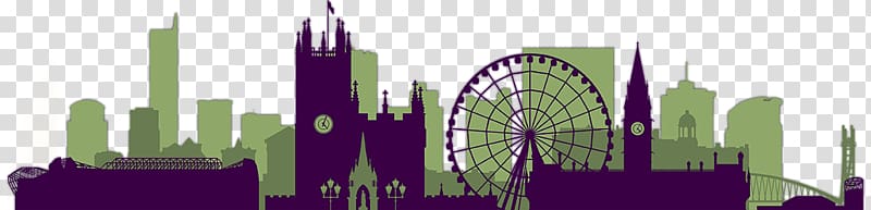 Manchester Skyline , Manchester skyline transparent background PNG clipart