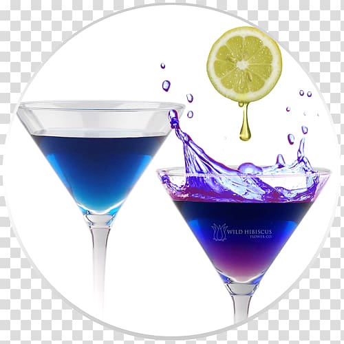 Cocktail Butterfly pea flower tea Asian pigeonwings Extract, cocktails transparent background PNG clipart
