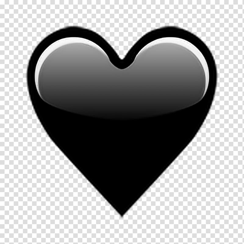 Emojipedia Emoticon Text messaging Heart, black transparent background PNG clipart
