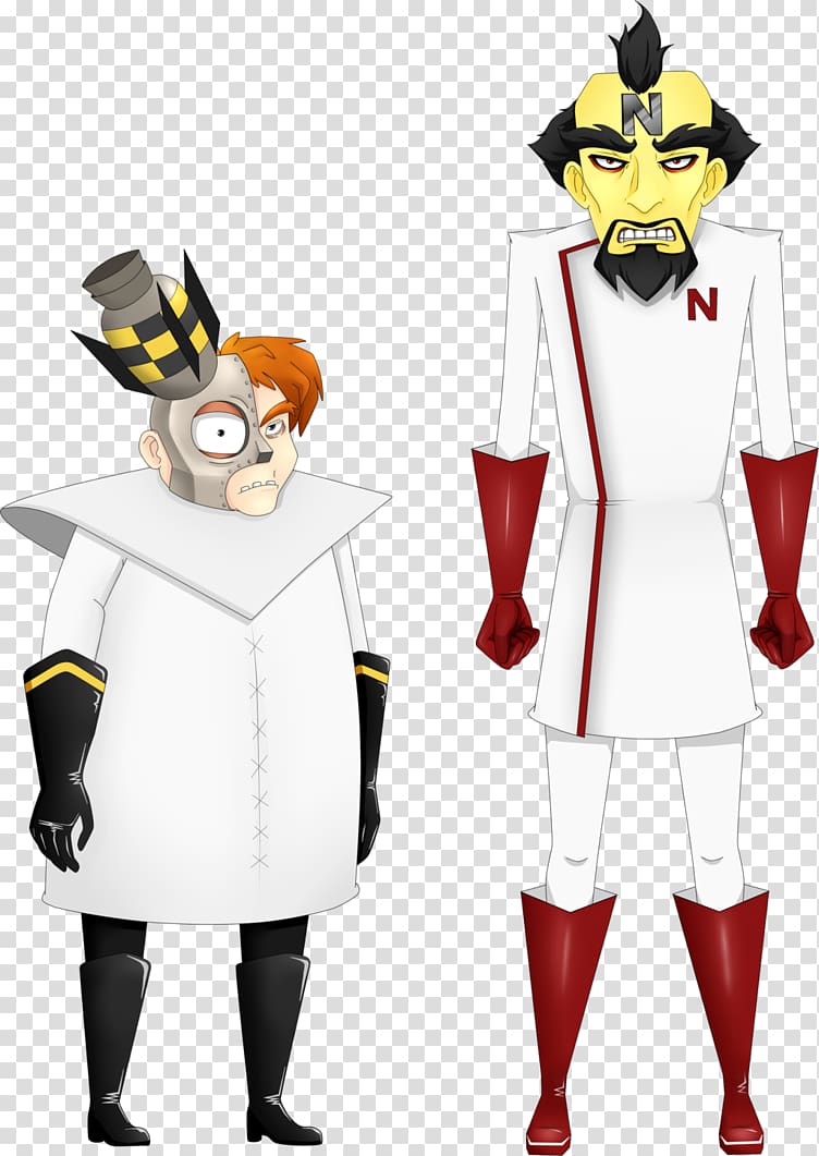 Costume design Mascot Cartoon, Doctor N Gin transparent background PNG clipart