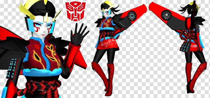 Windblade MikuMikuDance Transformers Character, samurai geisha transparent background PNG clipart