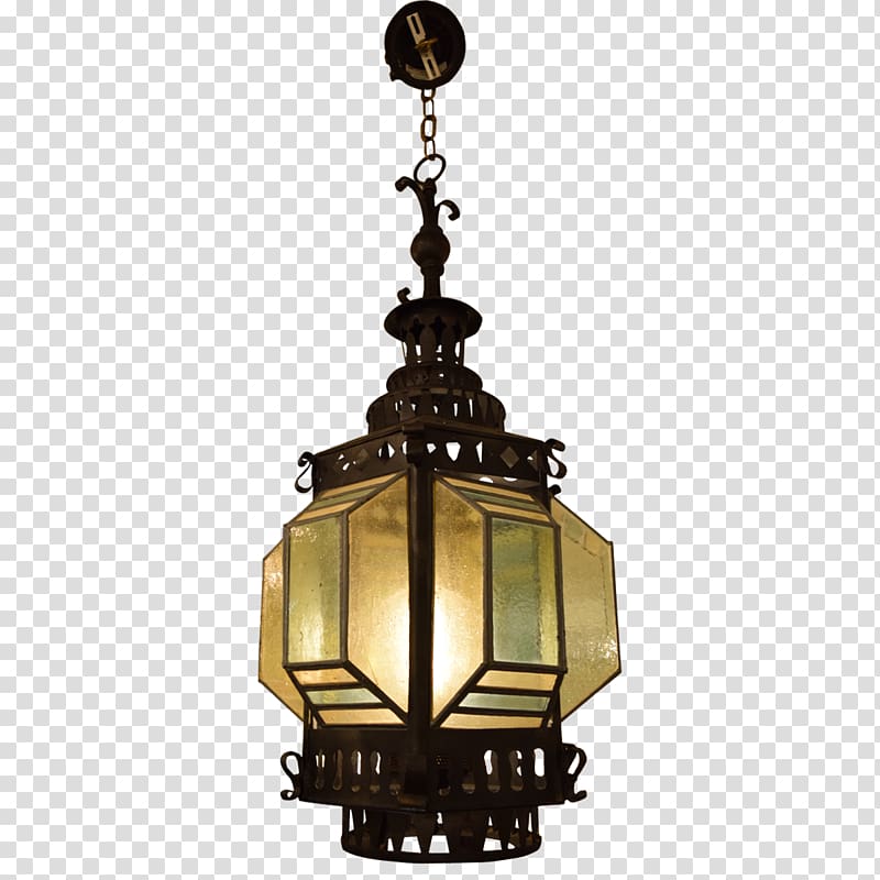 Ceiling Light fixture, wrought iron chandelier transparent background PNG clipart