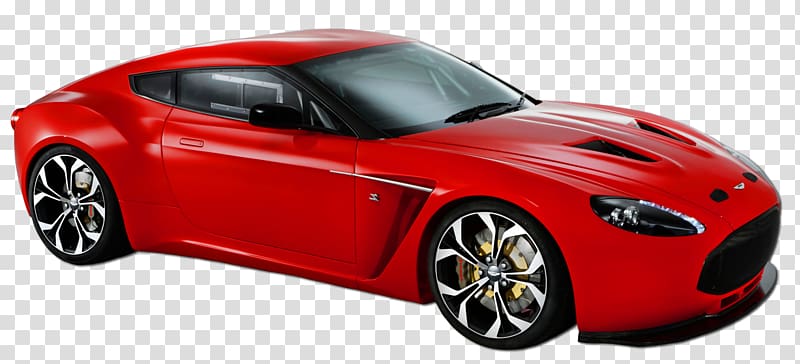 Aston Martin Vantage Car Aston Martin DBS V12 Aston Martin Vanquish, Red Cars transparent background PNG clipart