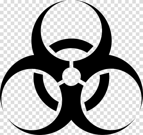 Biohazard Tattoo Symbol transparent background PNG clipart