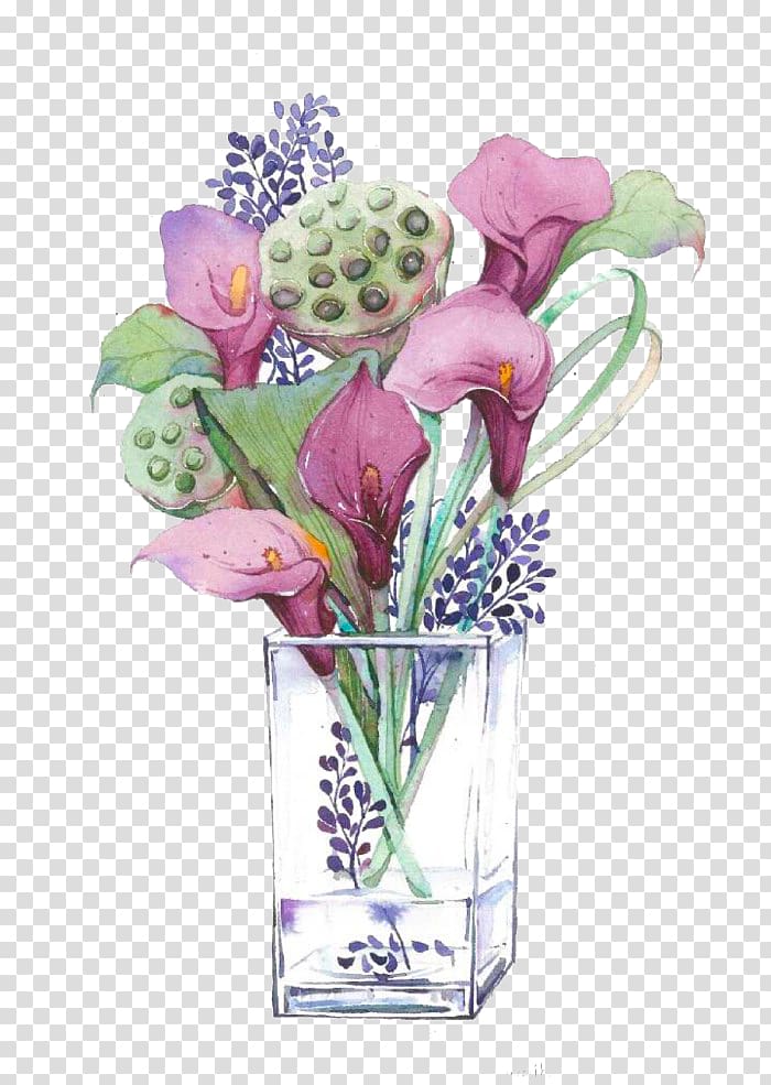 Painting Icon, Bouquet of flowers transparent background PNG clipart