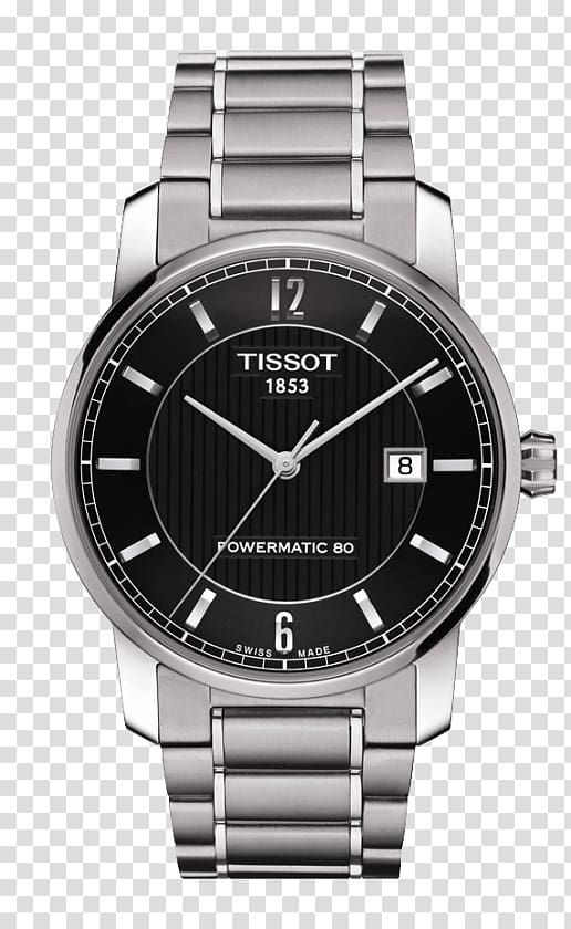 Tissot Men\'s Le Locle Powermatic 80 Watch Tissot Men\'s PRS 516 Jewellery, watch transparent background PNG clipart