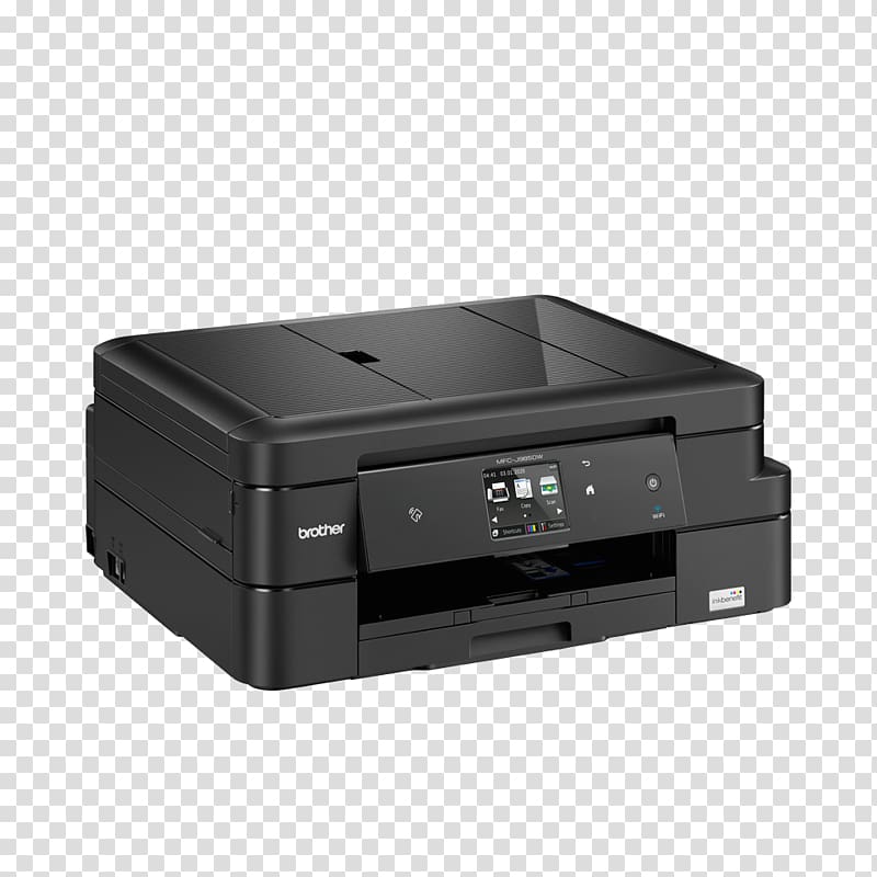 Multi-function printer Inkjet printing Brother Industries Brother MFC-J985, printer transparent background PNG clipart