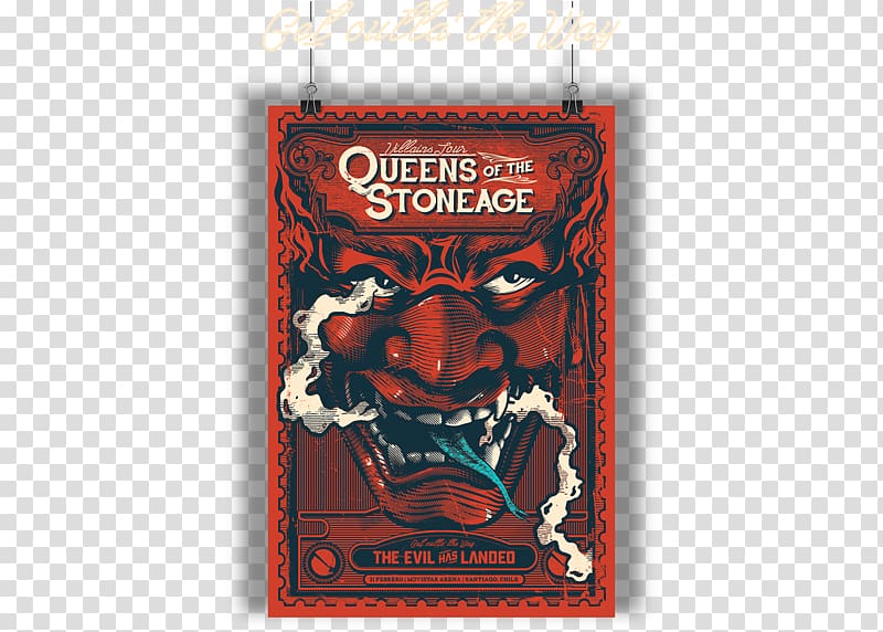 Poster Queens of the Stone Age Concert Music Art, Repentless transparent background PNG clipart