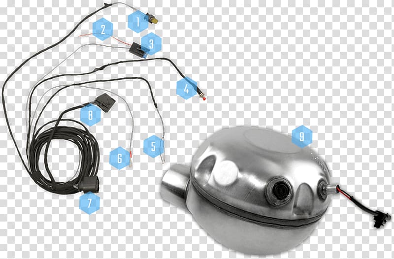 Car Exhaust system Sound generator Porsche, volume booster transparent background PNG clipart