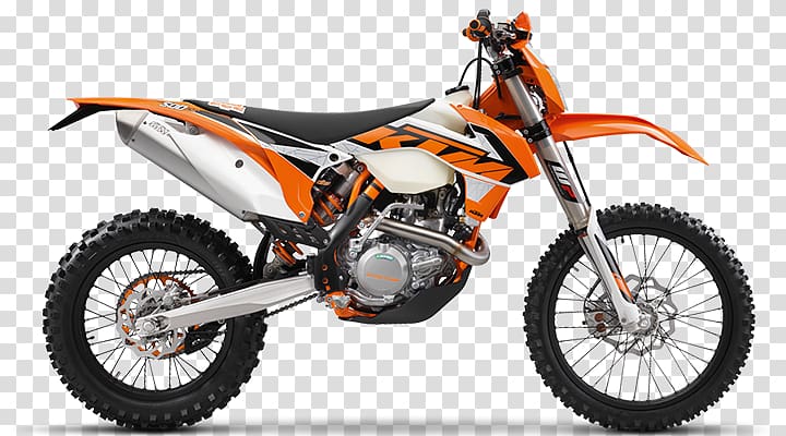 KTM 450 EXC KTM 500 EXC Motorcycle KTM 250 EXC, motorcycle transparent background PNG clipart