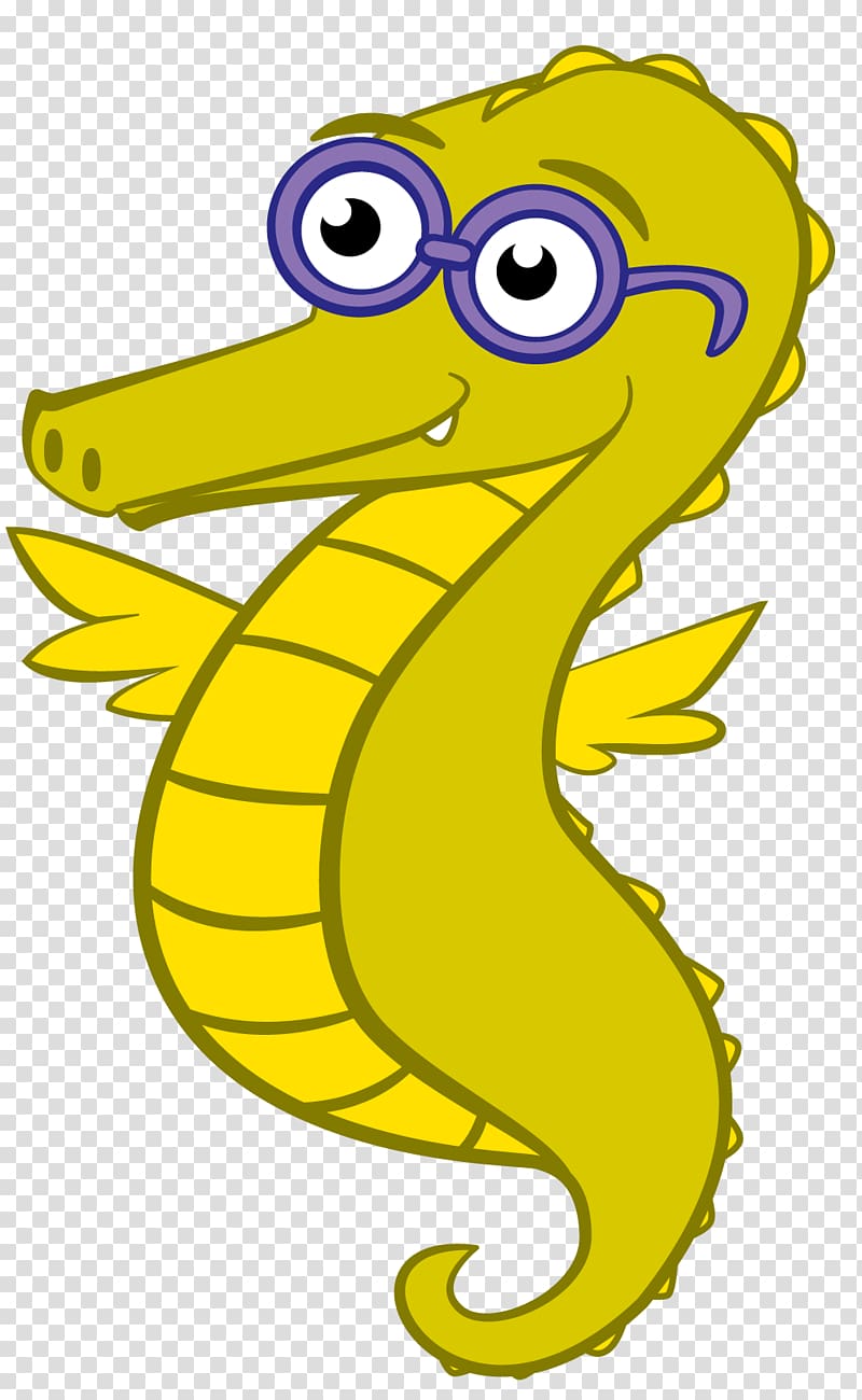 Seahorse Cartoon , seahorse transparent background PNG clipart