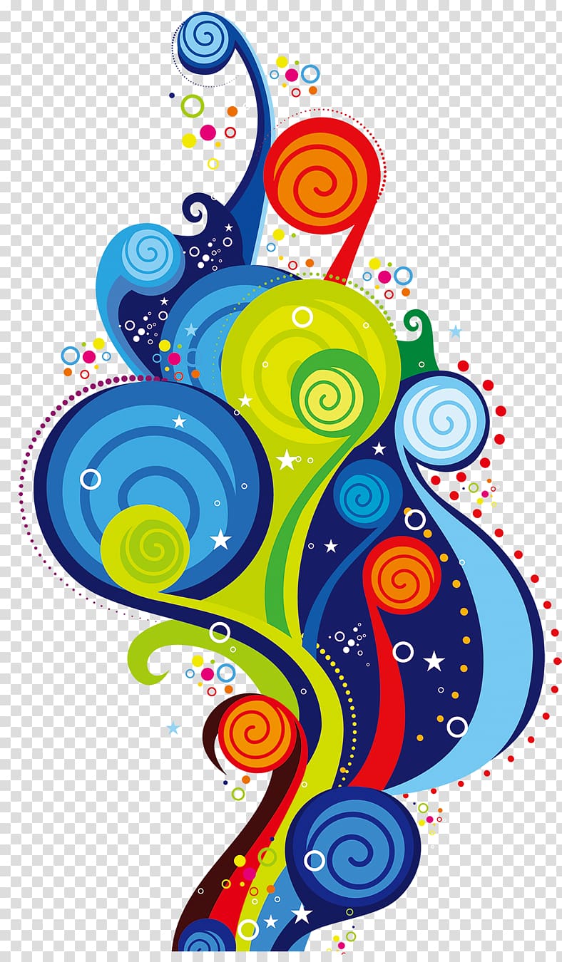 multicolored illustration, Magic Box , Curly transparent background PNG clipart