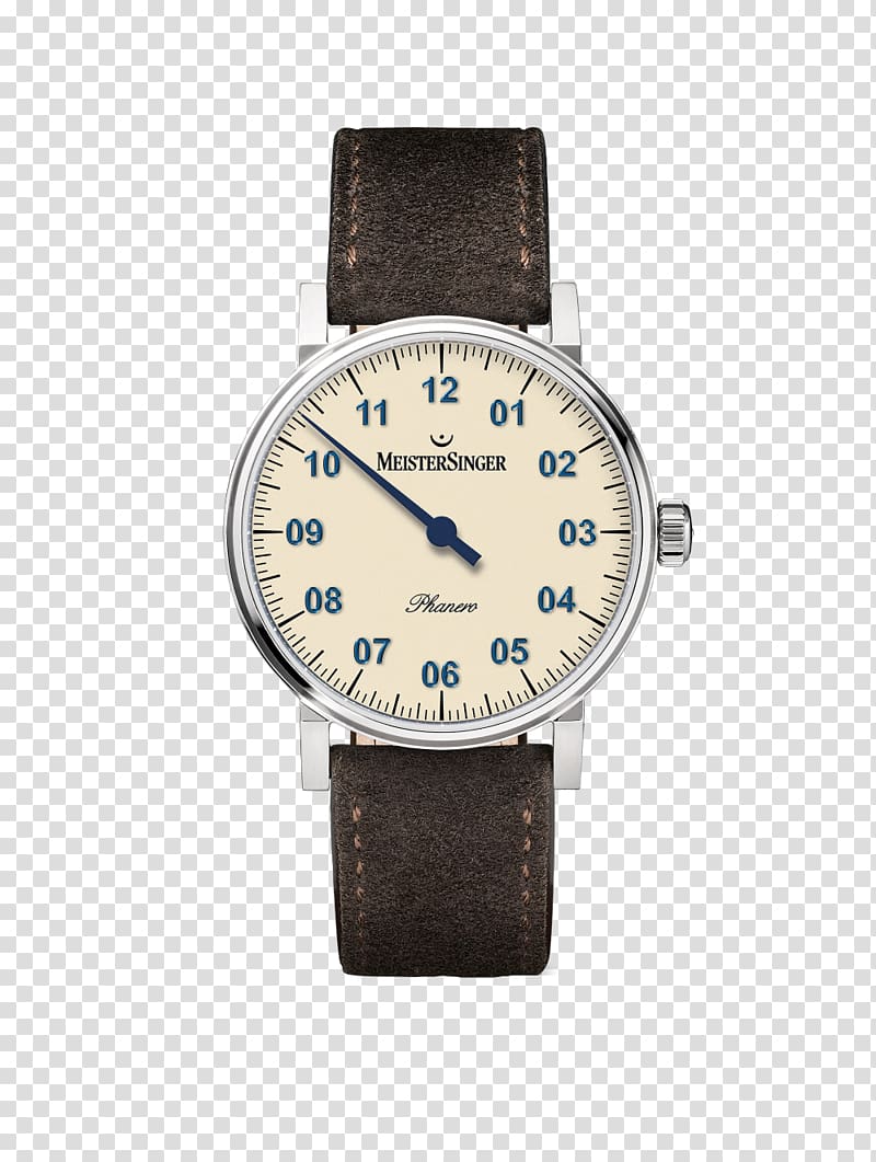 Automatic watch MeisterSinger Mechanical watch Movement, watch transparent background PNG clipart