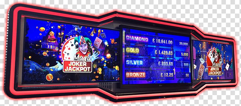 Display device Electronic signage Computer Monitors Slot machine Progressive jackpot, Neon Retro Arcade Pasadena transparent background PNG clipart