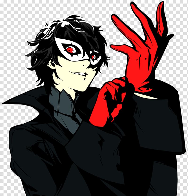male character with red eye and gloves, Persona 5: Dancing Star Night Shin Megami Tensei: Persona 4 Shin Megami Tensei: Persona 3 Persona 3: Dancing Moon Night, joker transparent background PNG clipart