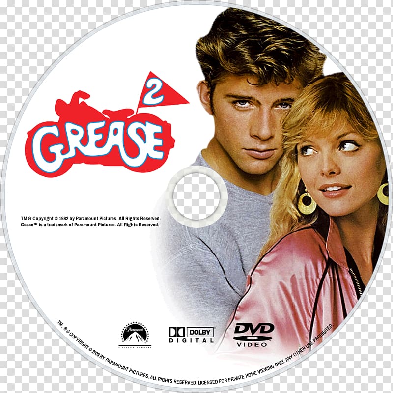 Grease 2 DVD Album cover Film, grease movie transparent background PNG clipart