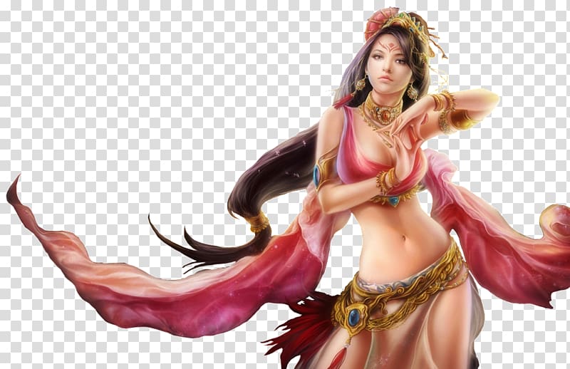 Belly dance Apsara Art Female, woman transparent background PNG clipart