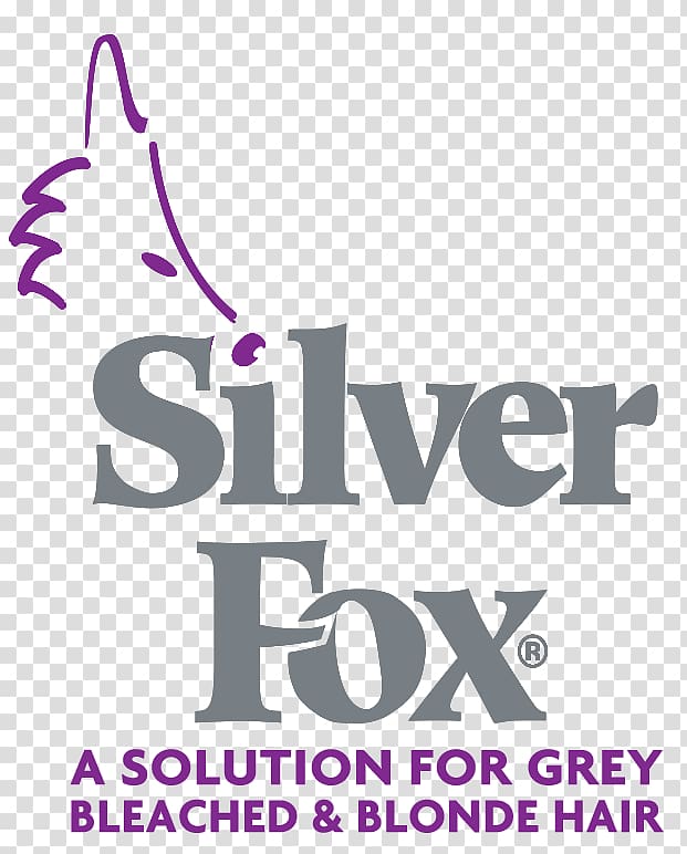 Silver fox Purple Color Hair, silver transparent background PNG clipart