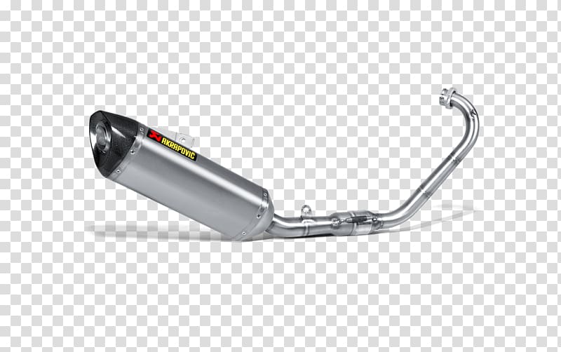 Exhaust system Yamaha YZF-R125 Akrapovič Motorcycle, motorcycle transparent background PNG clipart