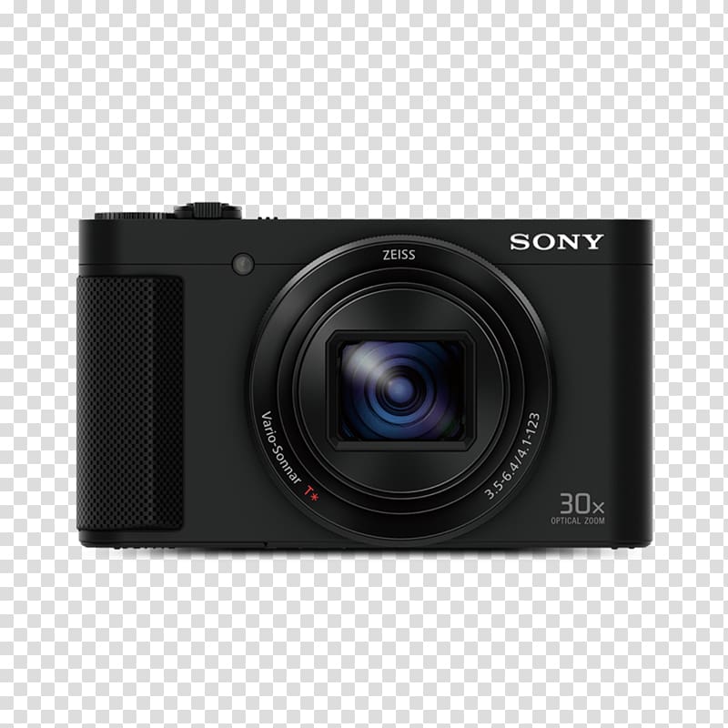 Sony Cyber-shot DSC-WX500 Point-and-shoot camera 索尼 Exmor R, Camera transparent background PNG clipart