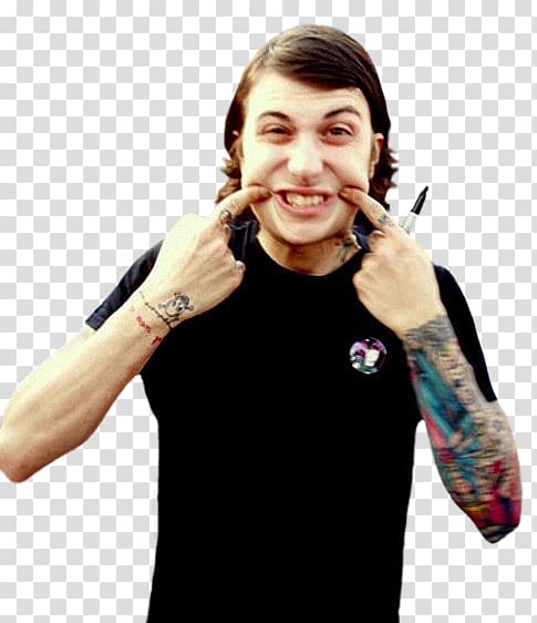 Frank Iero and the Patience My Chemical Romance Musician, Frank Iero transparent background PNG clipart
