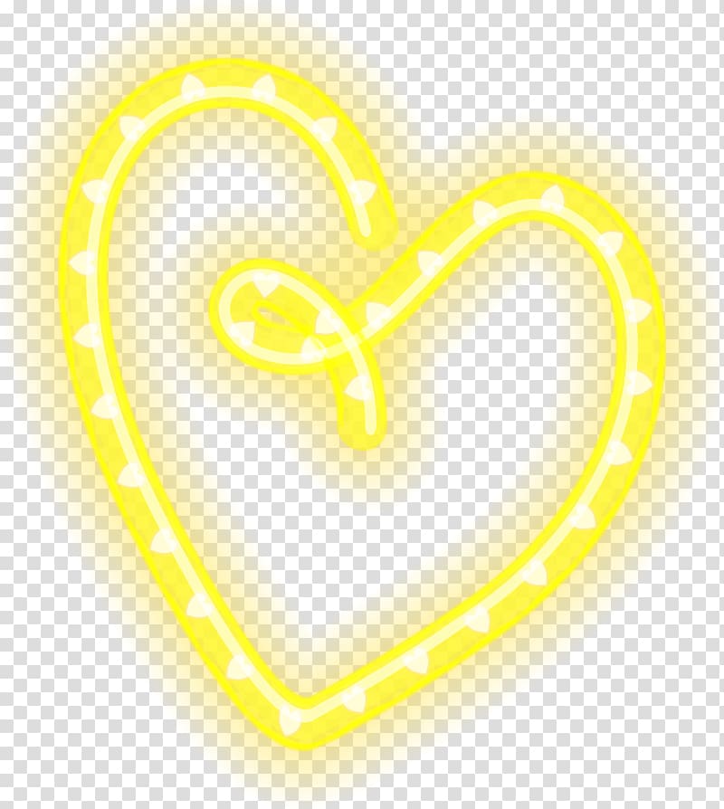 Yellow Font, Hand painted yellow love halo transparent background PNG clipart