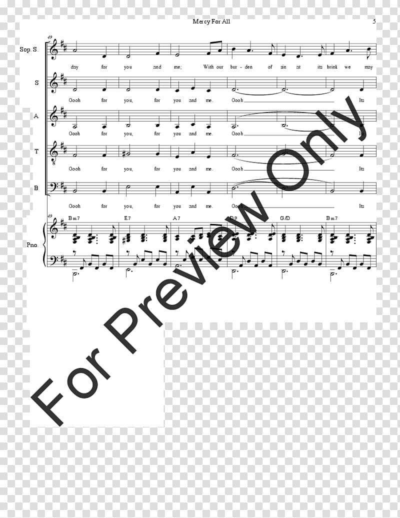 Sheet Music J.W. Pepper & Son Violin Mother Dear, o Pray for Me, tender and beautiful transparent background PNG clipart
