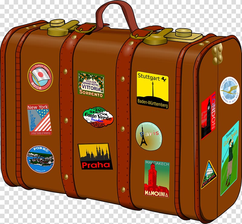 Suitcase transparent background PNG clipart