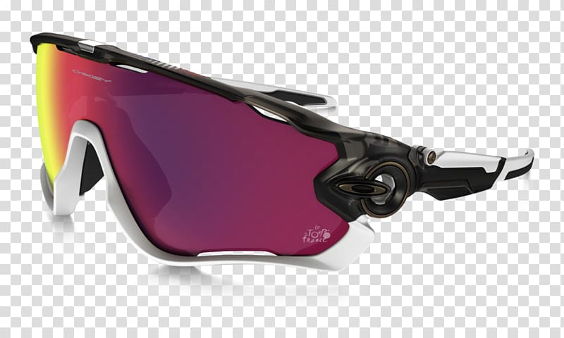 Oakley Jawbreaker 2015 Tour de France Oakley, Inc. Sunglasses Cycling, Sunglasses transparent background PNG clipart