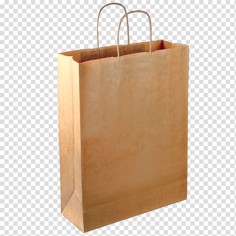 Paper bag Packaging and labeling Box, sack transparent background PNG clipart
