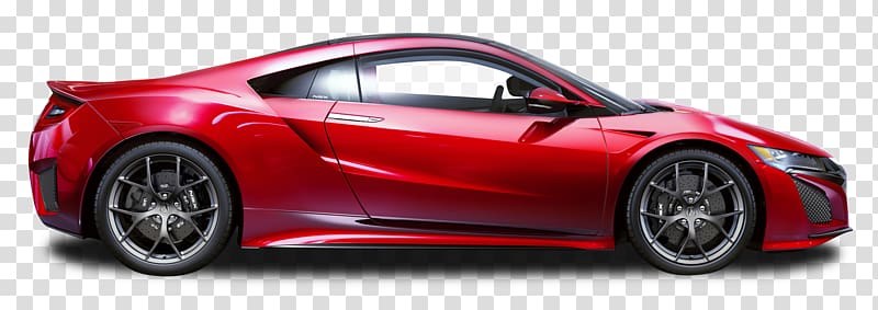 red coupe, 2017 Acura NSX 2018 Acura NSX Audi R8 Car, Red Acura NSX Car transparent background PNG clipart