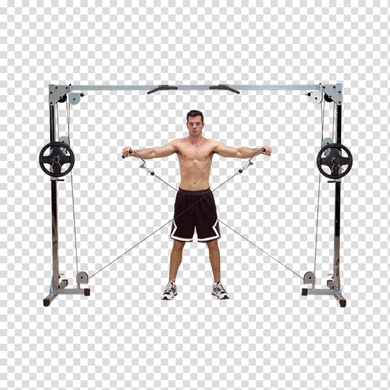 Electrical cable Cable machine Fitness Centre Physical exercise, barbell transparent background PNG clipart