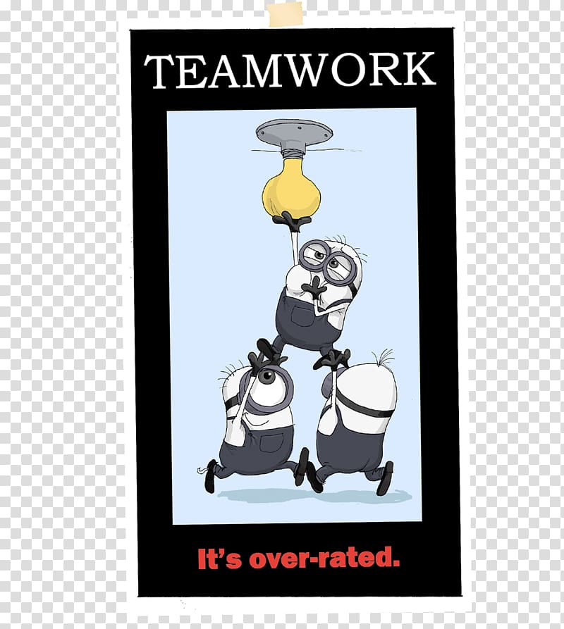 Minions Teamwork Video Humour Agnes, Teamwork Quotes transparent background PNG clipart