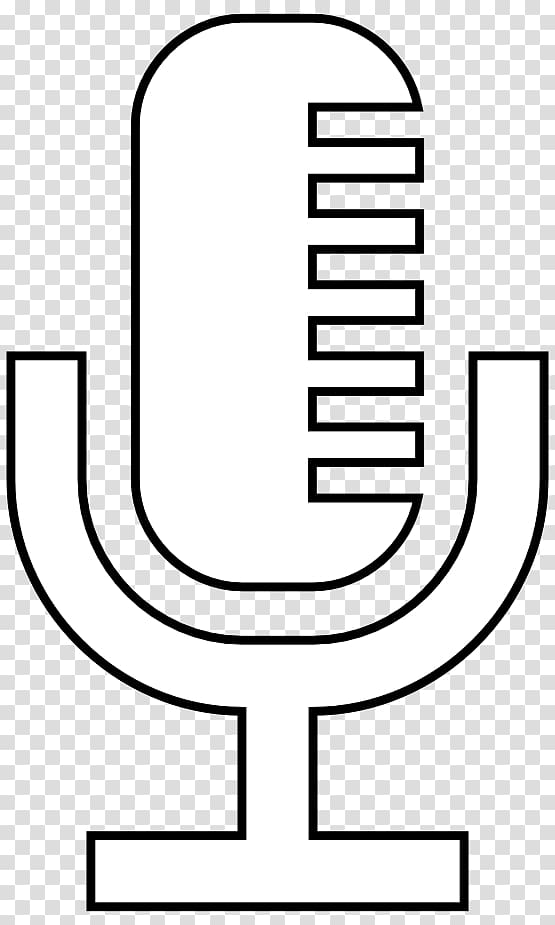 Microphone Black and white Computer Icons , Of Microphones transparent background PNG clipart