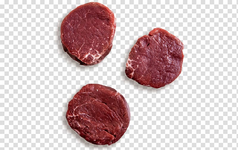Venison Mettwurst Beefsteak Lorne sausage, steak transparent background PNG clipart
