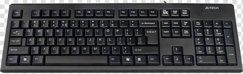 Computer keyboard PlayStation 2 Computer mouse A4Tech QWERTY, keyboard transparent background PNG clipart