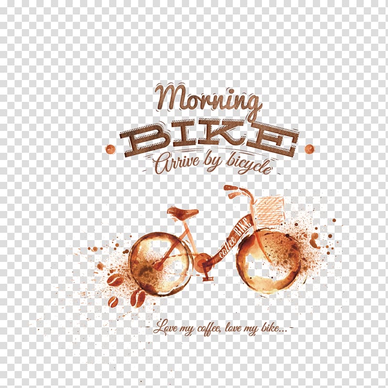 Coffee Cafe Bicycle Drink, Drawing Bicycle transparent background PNG clipart