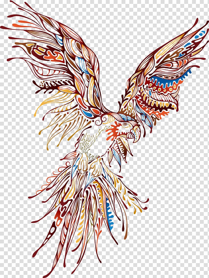 Animal Abstract art, Eagle Printing transparent background PNG clipart