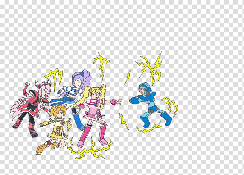 Mega Man X Pretty Cure Art Vertebrate, Inori Yamabuki transparent background PNG clipart