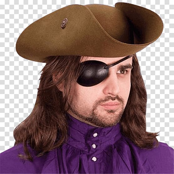 Eyepatch Leather Clothing Accessories Piracy, Eye transparent background PNG clipart