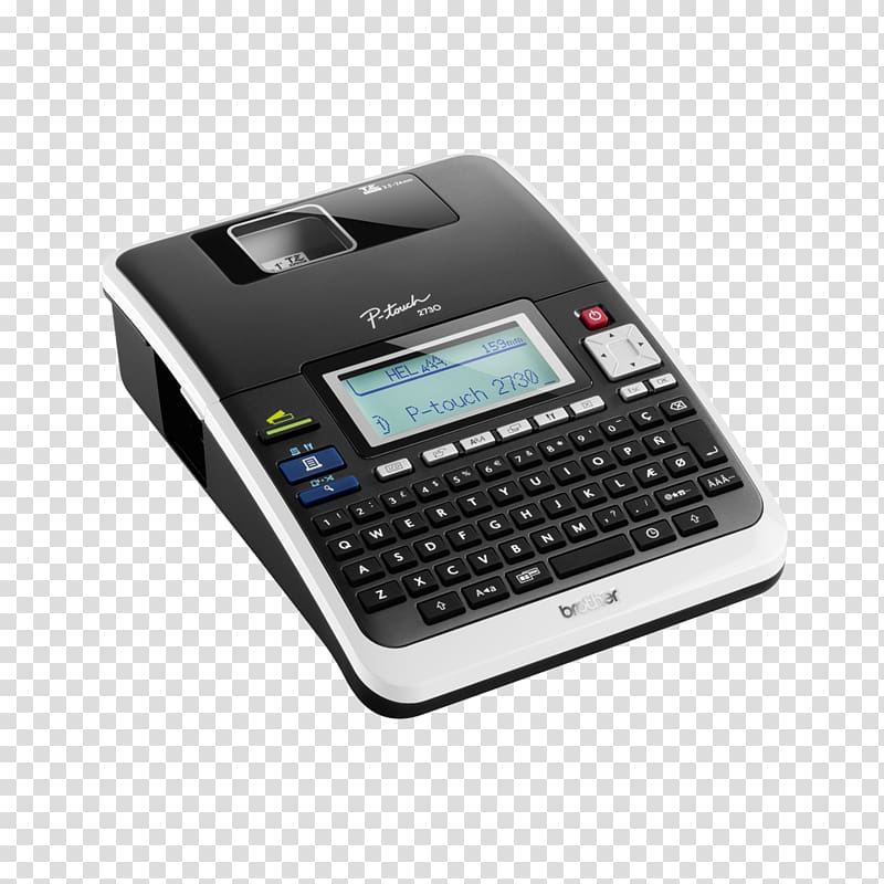 Label printer Brother Industries Brother P-Touch, carry a tray transparent background PNG clipart