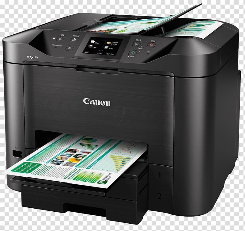 Multi-function printer Small office/home office Inkjet printing, SCAN transparent background PNG clipart