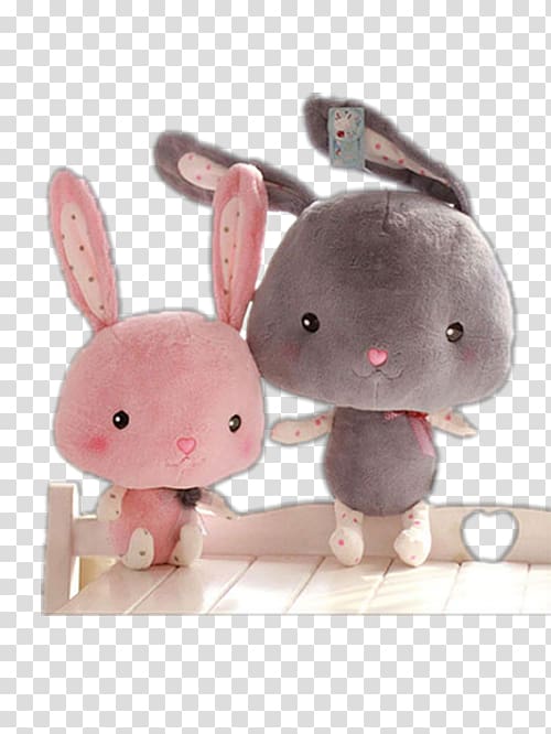 Miniature Lop Rabbit Leporids Toy, Cute little bunny rabbit plush toys transparent background PNG clipart