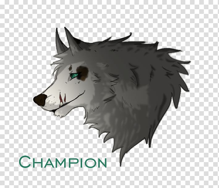Gray wolf Snout Cartoon Hamburg Tail, champions night transparent background PNG clipart